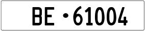 Truck License Plate